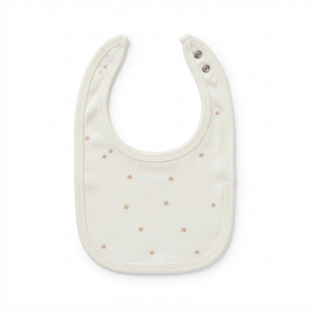 Newborn Baby Bibs Soft Printed Interlock – 3-Piece Pack
