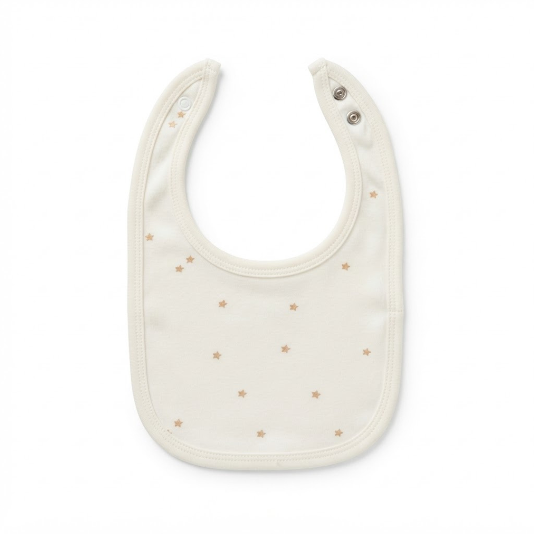 Newborn Baby Bibs Soft Printed Interlock – 3-Piece Pack