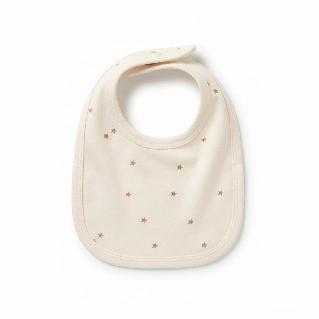 Newborn Baby Bibs Soft Printed Interlock – 3-Piece Pack