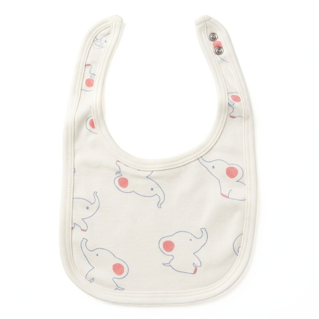 Newborn Baby Bibs Soft Printed Interlock – 3-Piece Pack