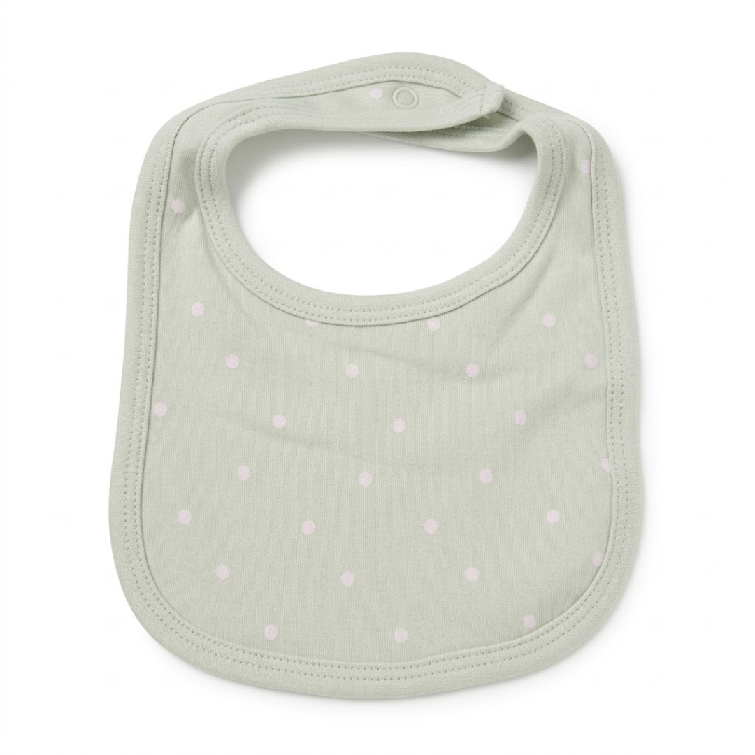 Newborn Baby Bibs Soft Printed Interlock – 3-Piece Pack