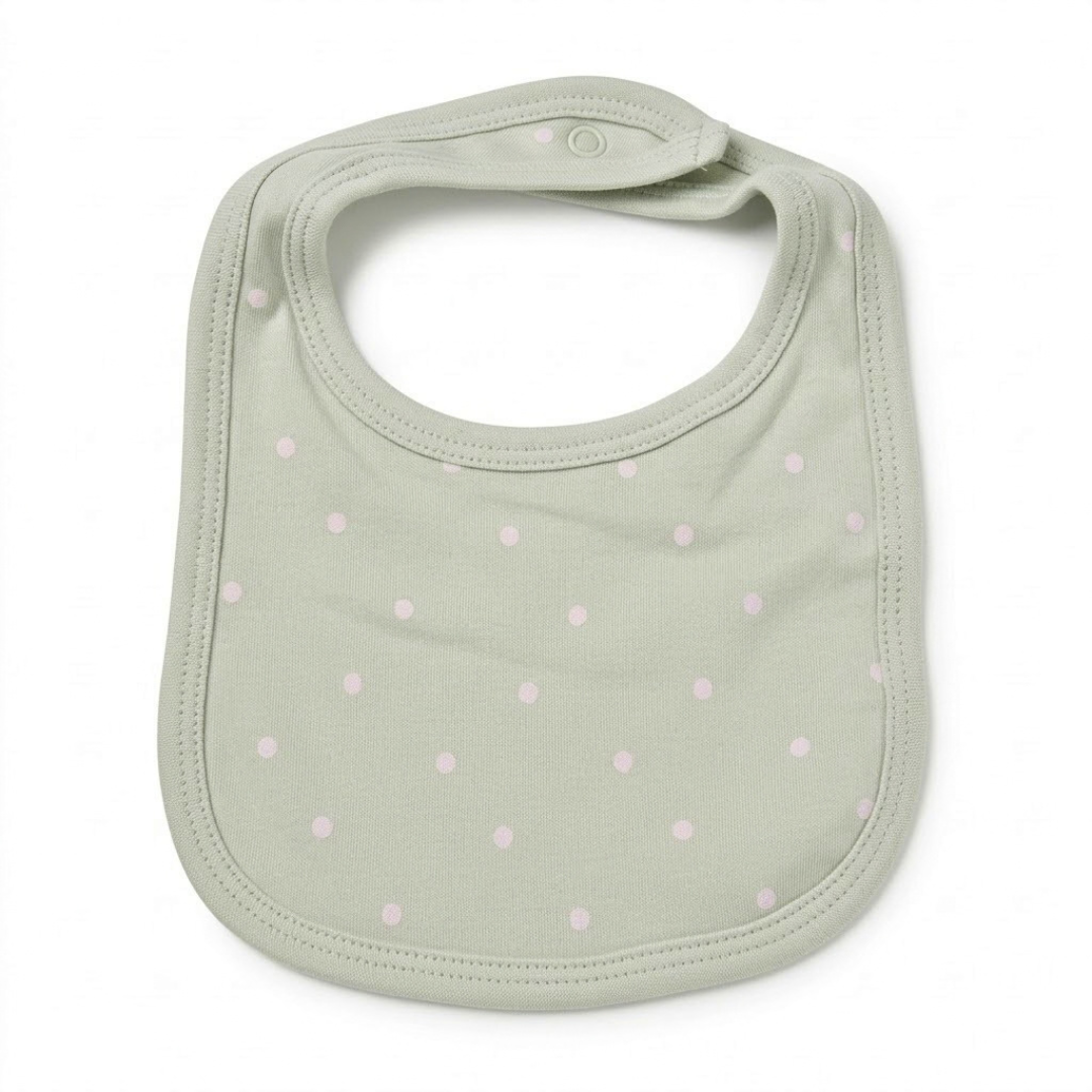 Newborn Baby Bibs Soft Printed Interlock – 3-Piece Pack