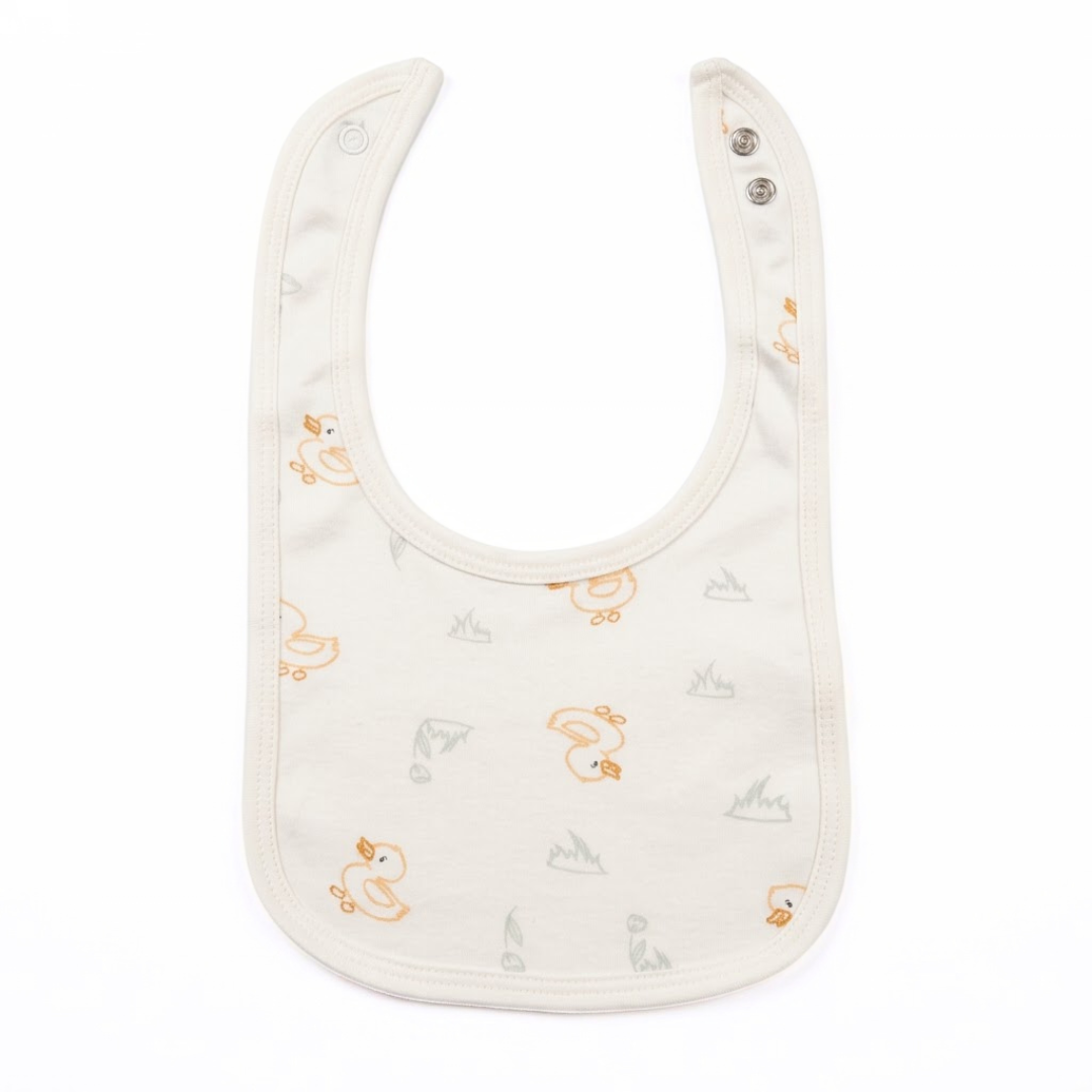 Newborn Baby Bibs Soft Printed Interlock – 3-Piece Pack