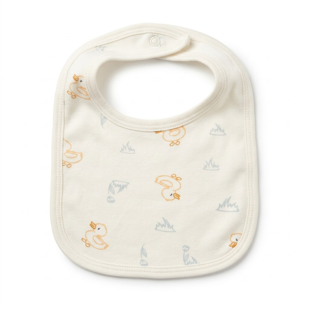 Newborn Baby Bibs Soft Printed Interlock – 3-Piece Pack