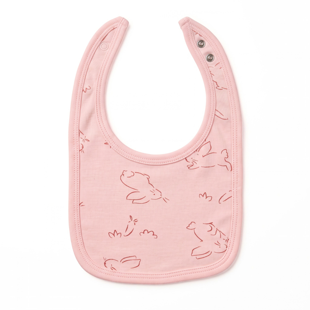 Newborn Baby Bibs Soft Printed Interlock – 3-Piece Pack