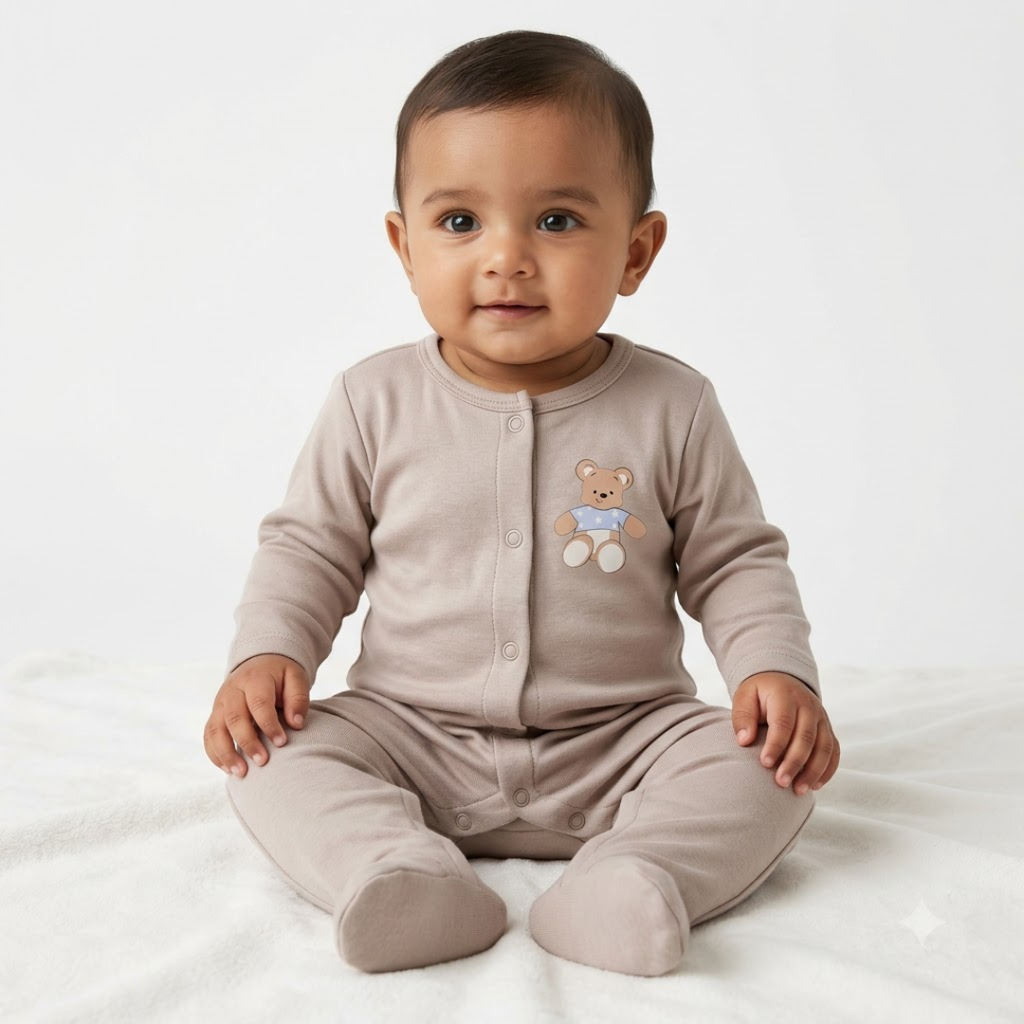 Sleepe suit CF Button Opening 5 Piece Pack
