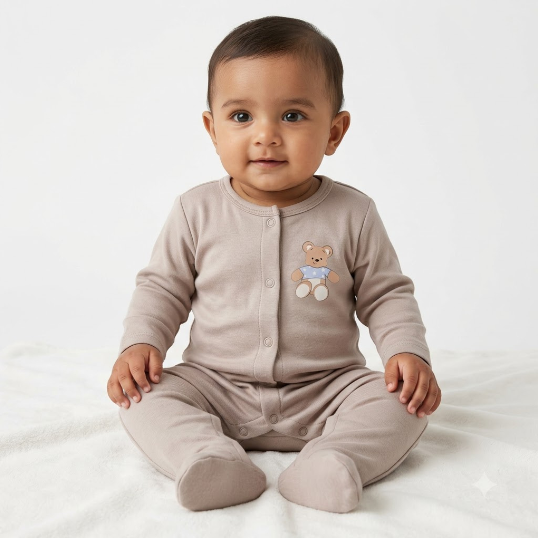 Sleepe suit CF Button Opening 5 Piece Pack