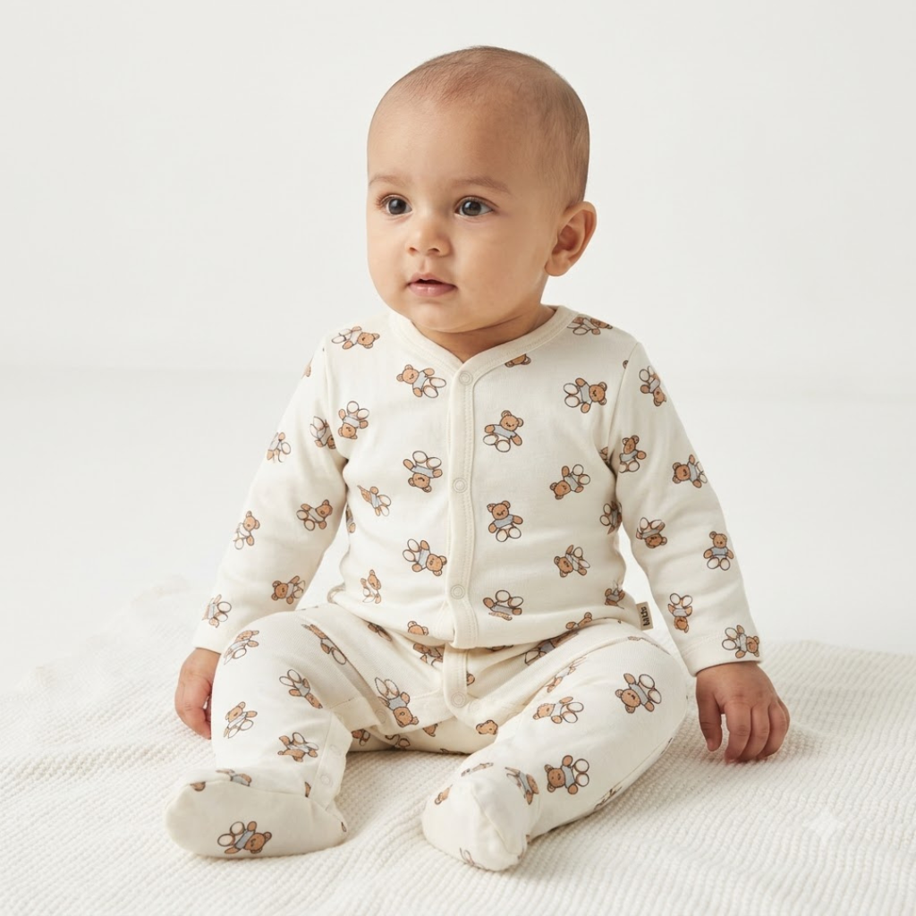 Sleepe suit CF Button Opening 5 Piece Pack