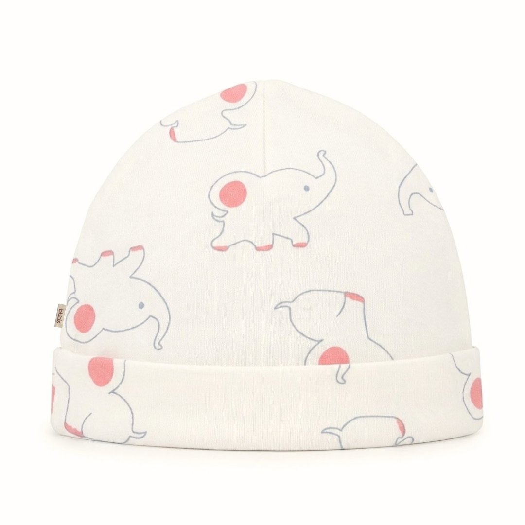 Newborn Baby Printed Caps – 3-Piece Pack