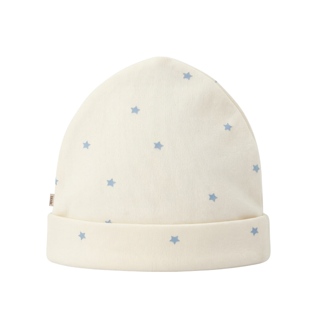 Newborn Baby Printed Caps – 3-Piece Pack