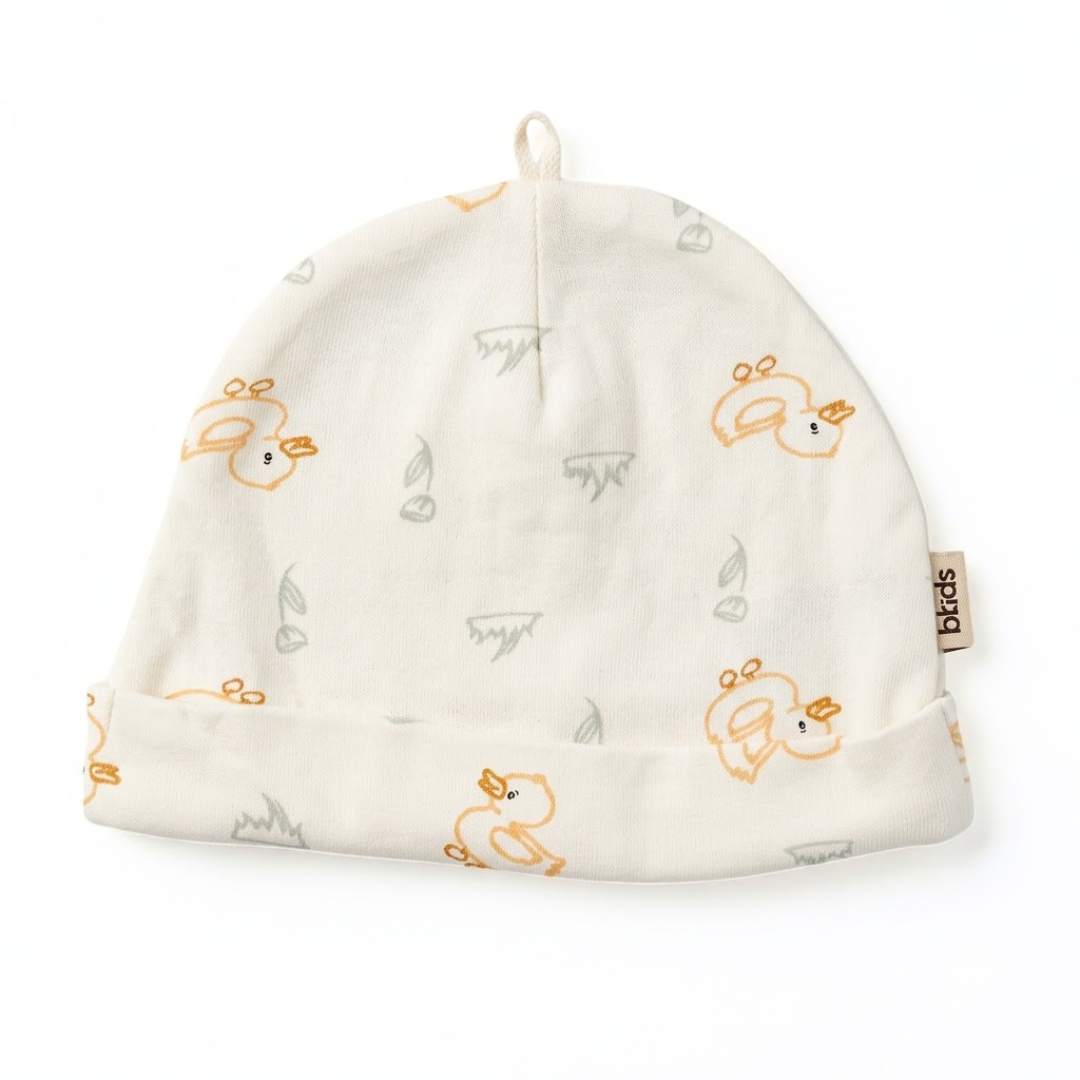 Newborn Baby Printed Caps – 3-Piece Pack
