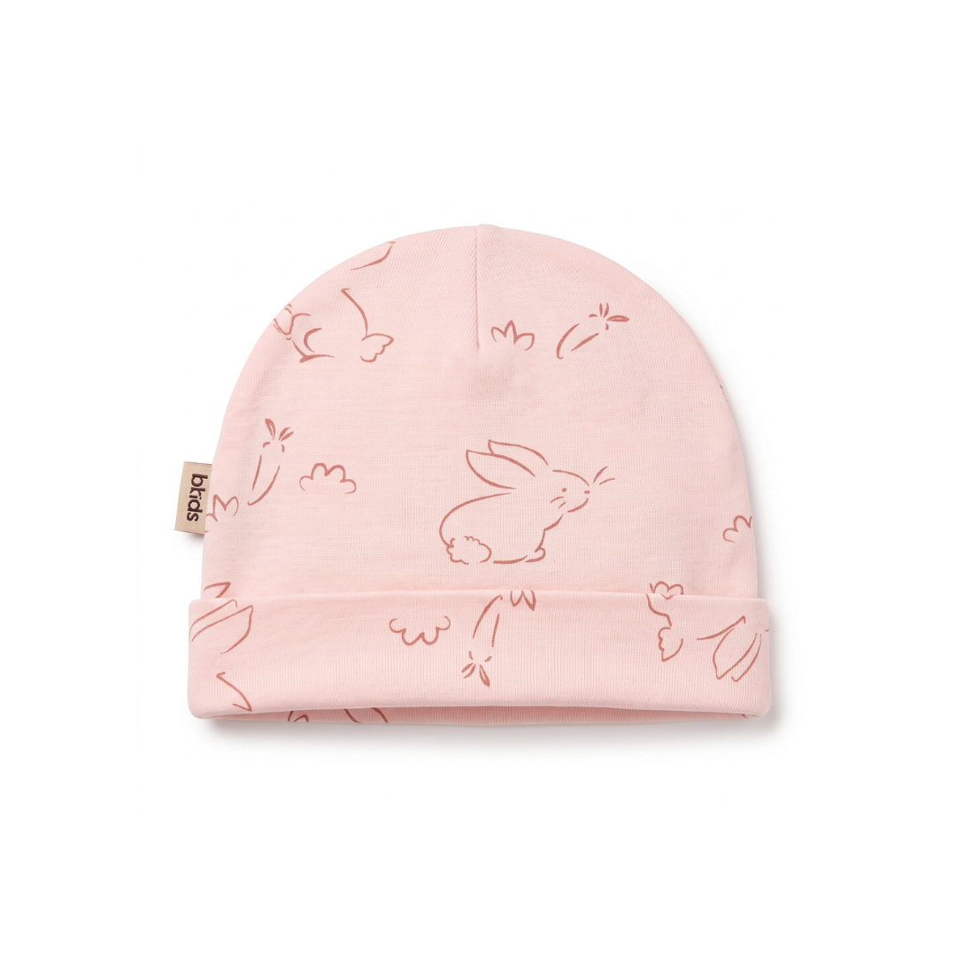 Newborn Baby Printed Caps – 3-Piece Pack