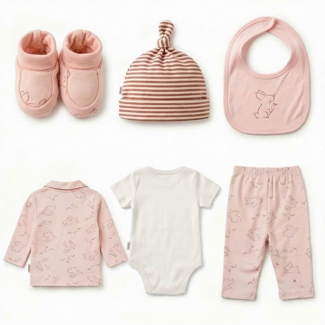 Newborn Baby Starter Gift Set  8 Piece Pack