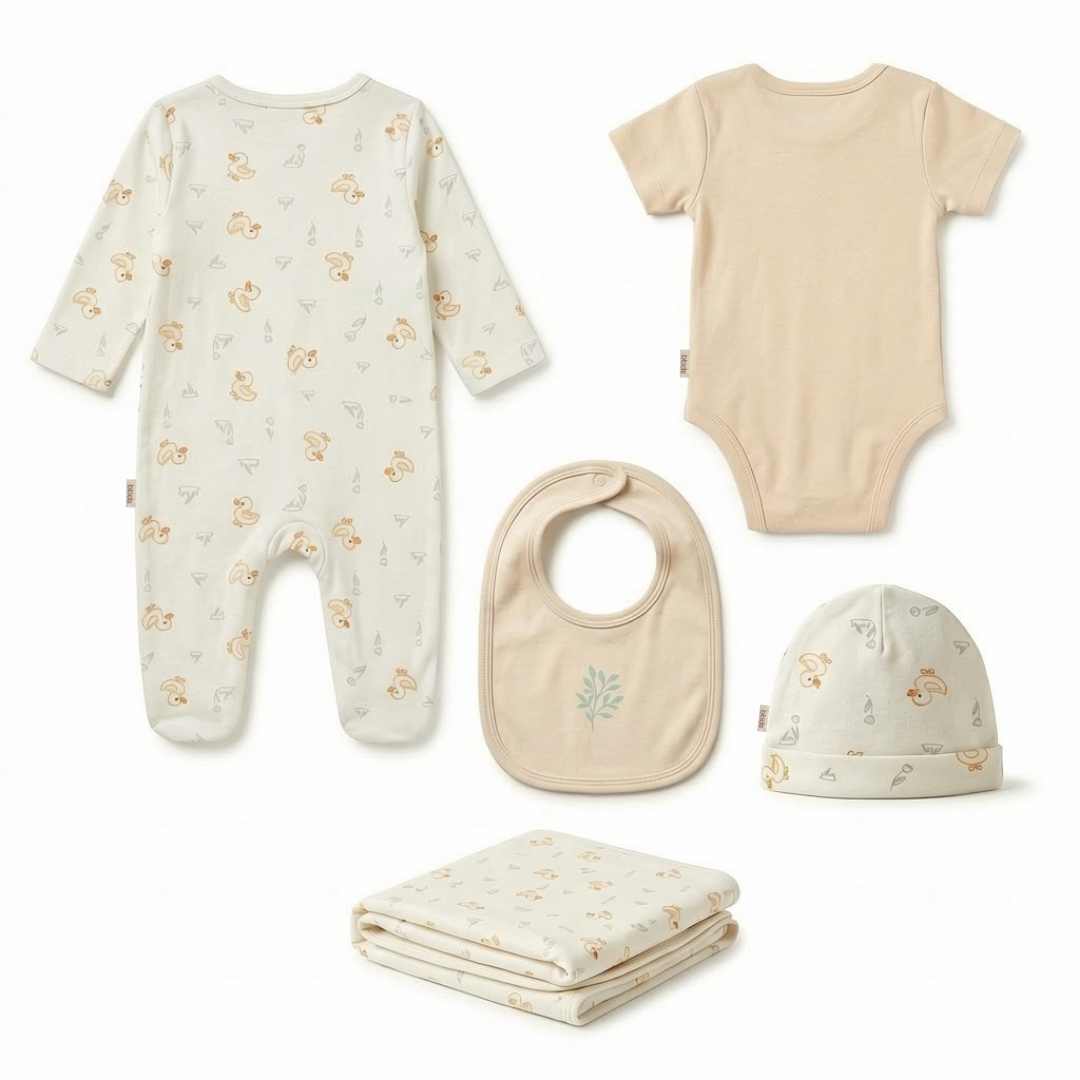 Newborn Baby Starter Gift Set 6 Piece Pack