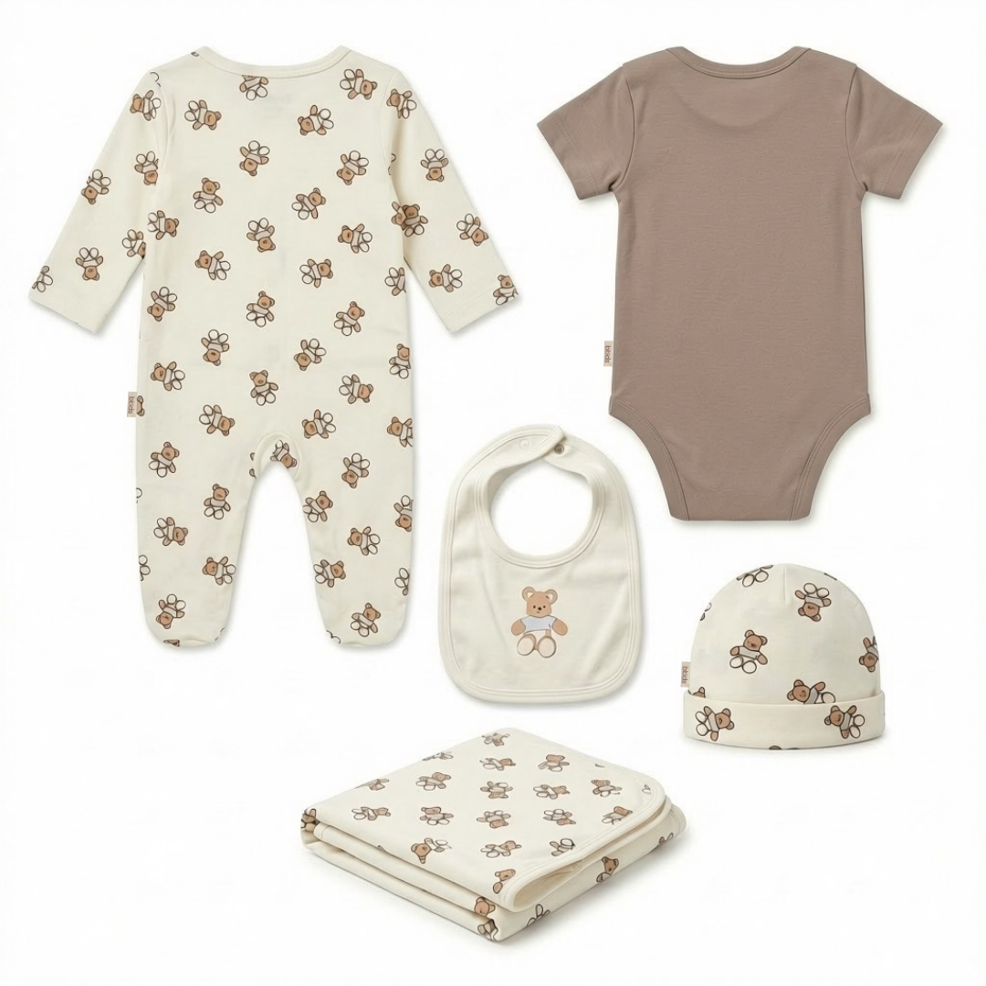 Newborn Baby Starter Gift Set 6 Piece Pack