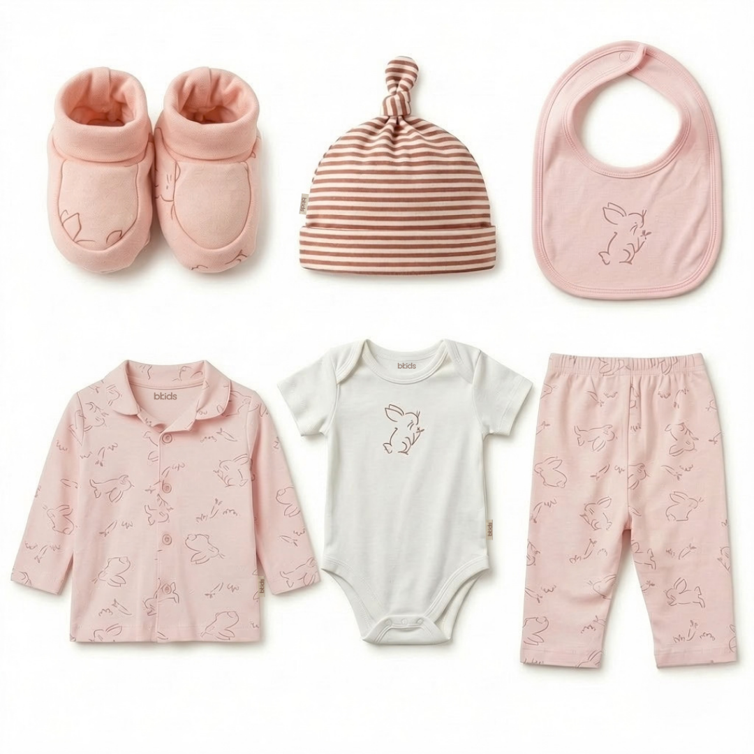Newborn Baby Starter Gift Set  8 Piece Pack