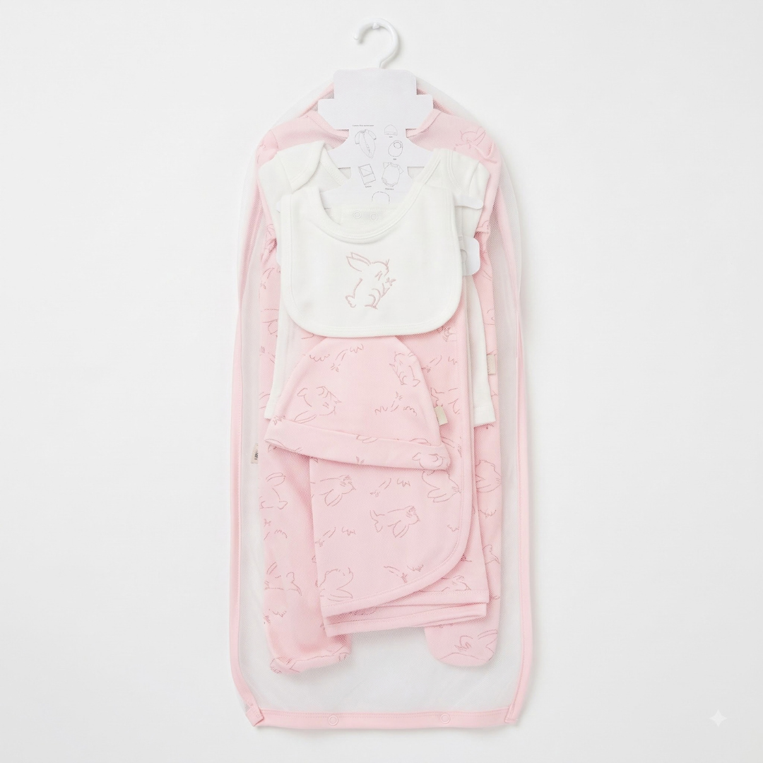 Newborn Baby Starter Gift Set 6 Piece Pack