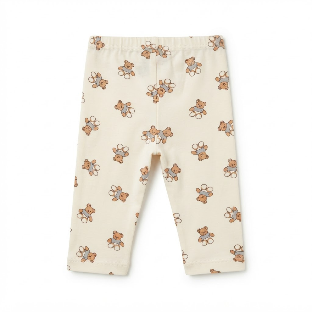 Newborn Baby Cotton Interlock  Pyjama Pants – 3 Piece Pack