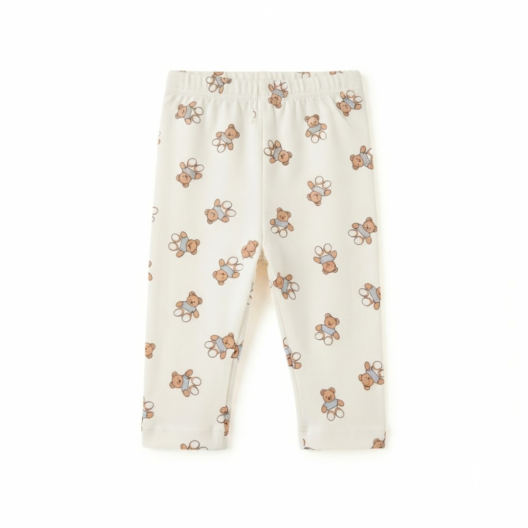 Newborn Baby Cotton Interlock  Pyjama Pants – 3 Piece Pack