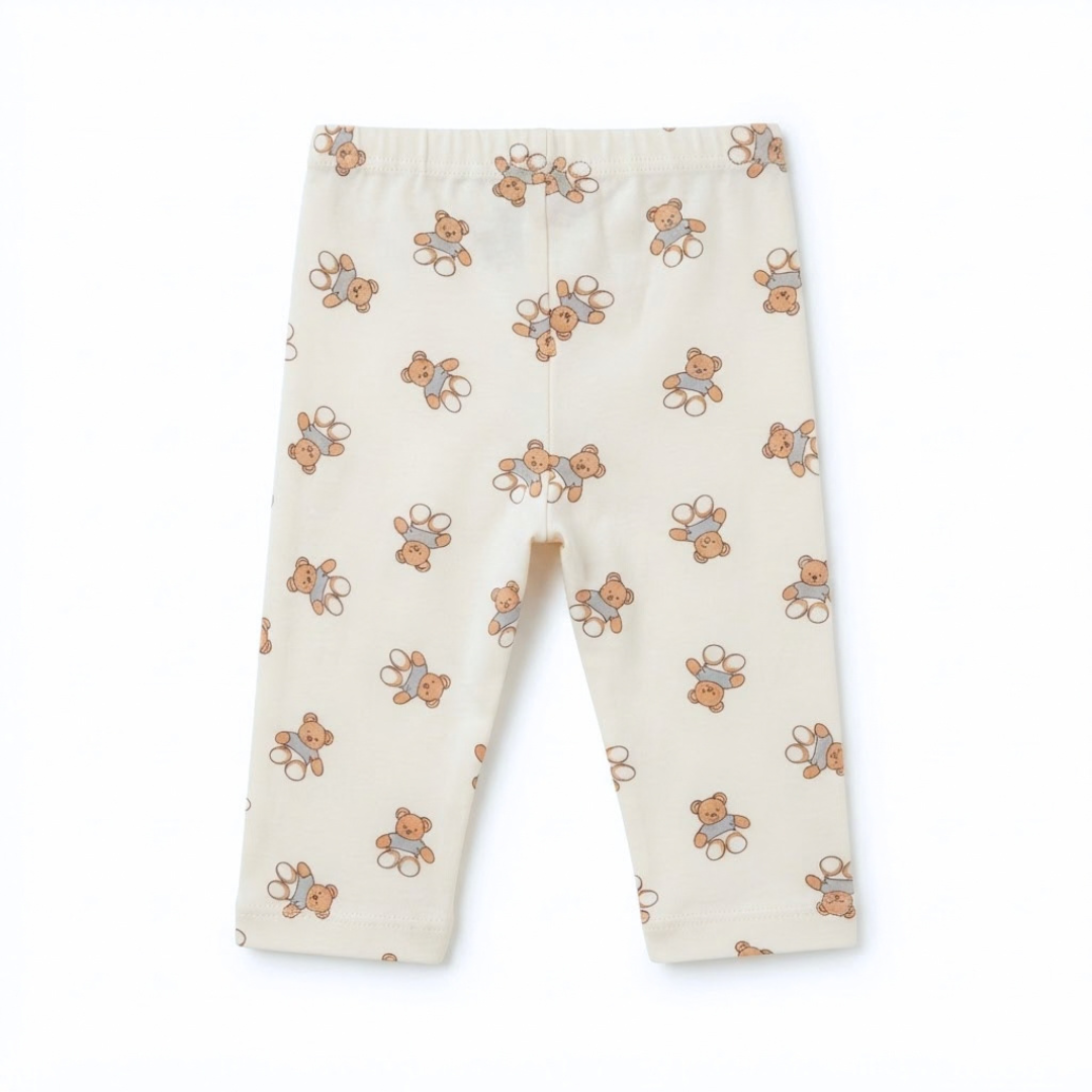 Newborn Baby Cotton Interlock  Pyjama Pants – 3 Piece Pack