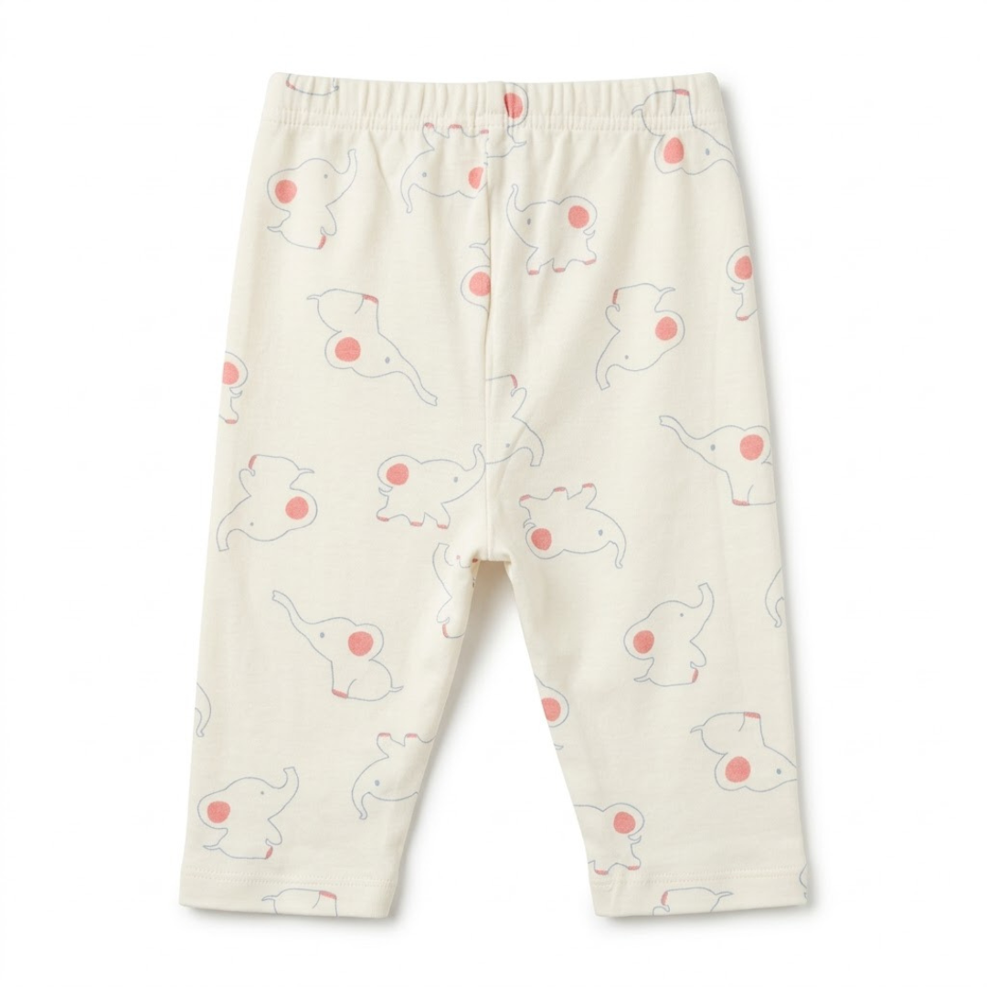 Newborn Baby Cotton Interlock  Pyjama Pants – 3 Piece Pack