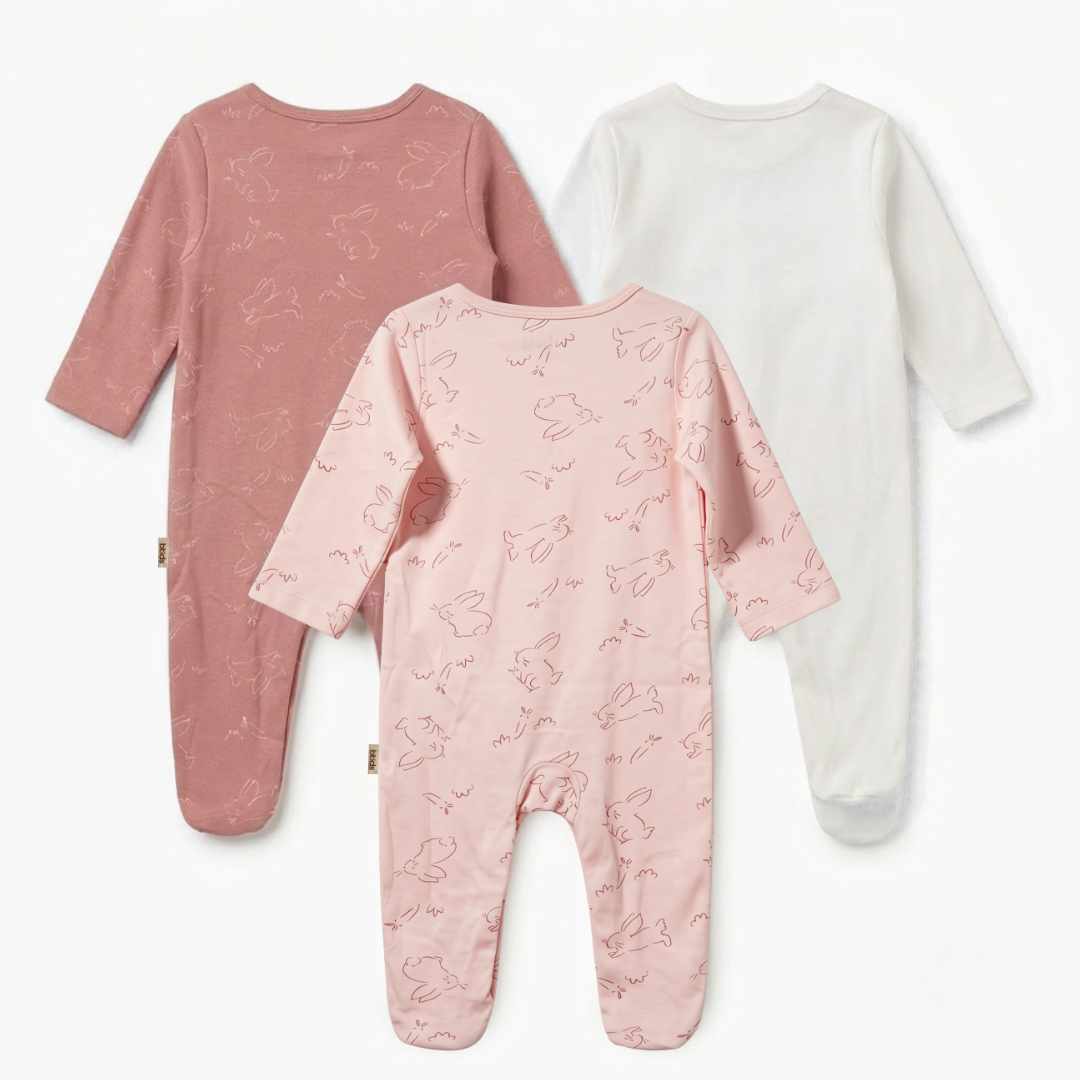 Sleepe suit CF Button Opening 3 Piece Pack