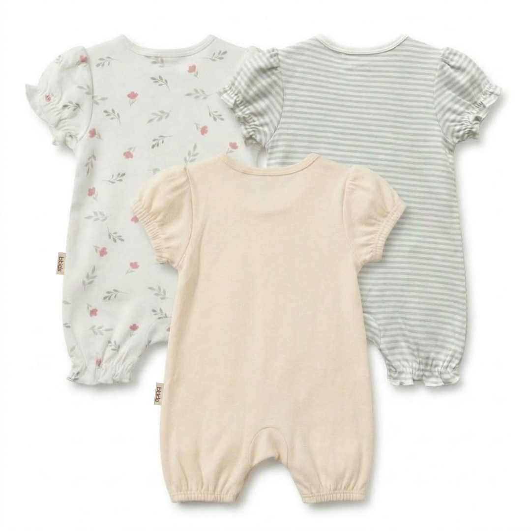 Romper Short Sleeve 3 Piece Pack