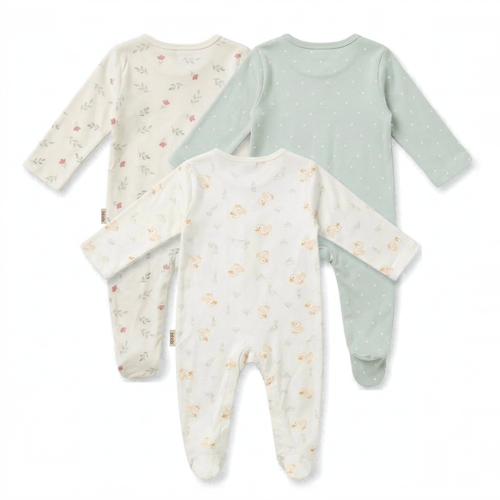 Sleepe suit CF Button Opening 3 Piece Pack