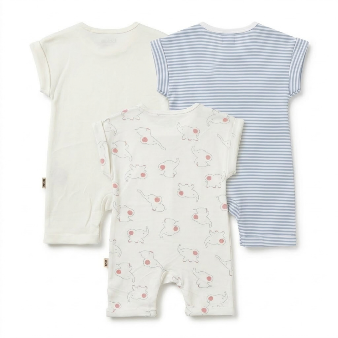 Romper Short Sleeve 3 Piece Pack
