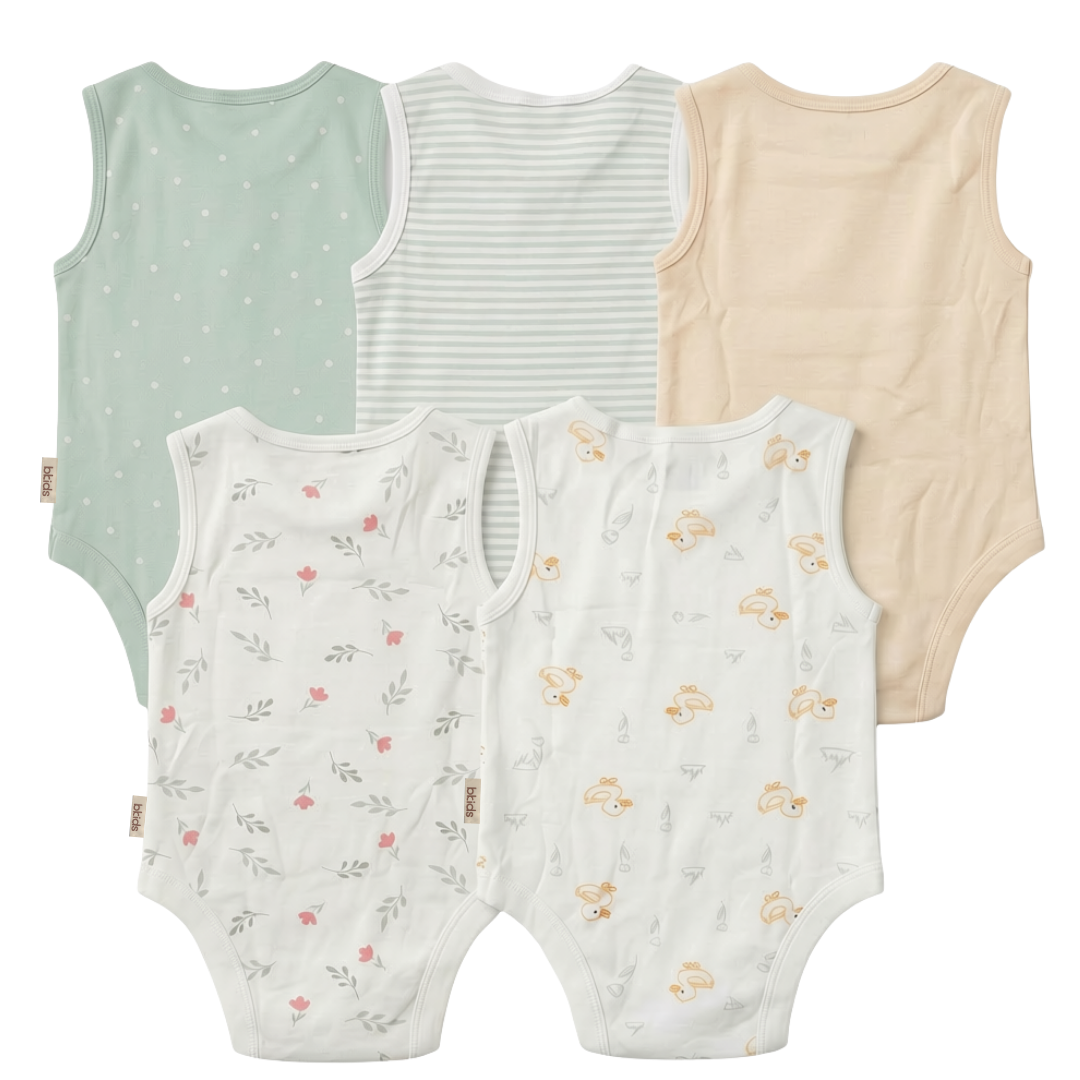 Bodysuit Sleeveless 5 Piece Pack