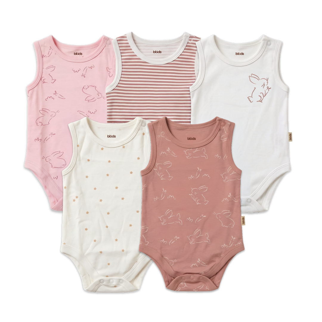 Bodysuit Sleeveless 5 Piece Pack