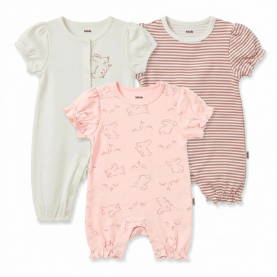 Romper Short Sleeve 3 Piece Pack