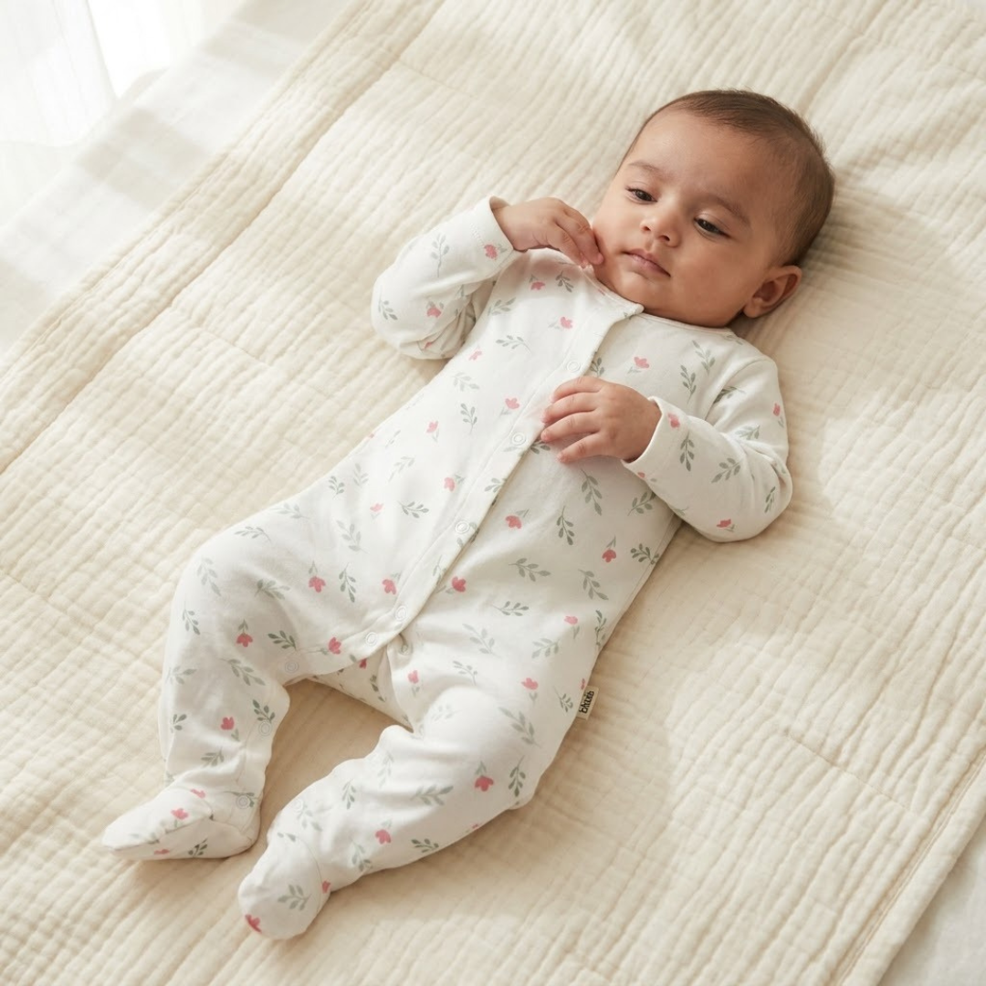 Sleepe suit CF Button Opening 3 Piece Pack