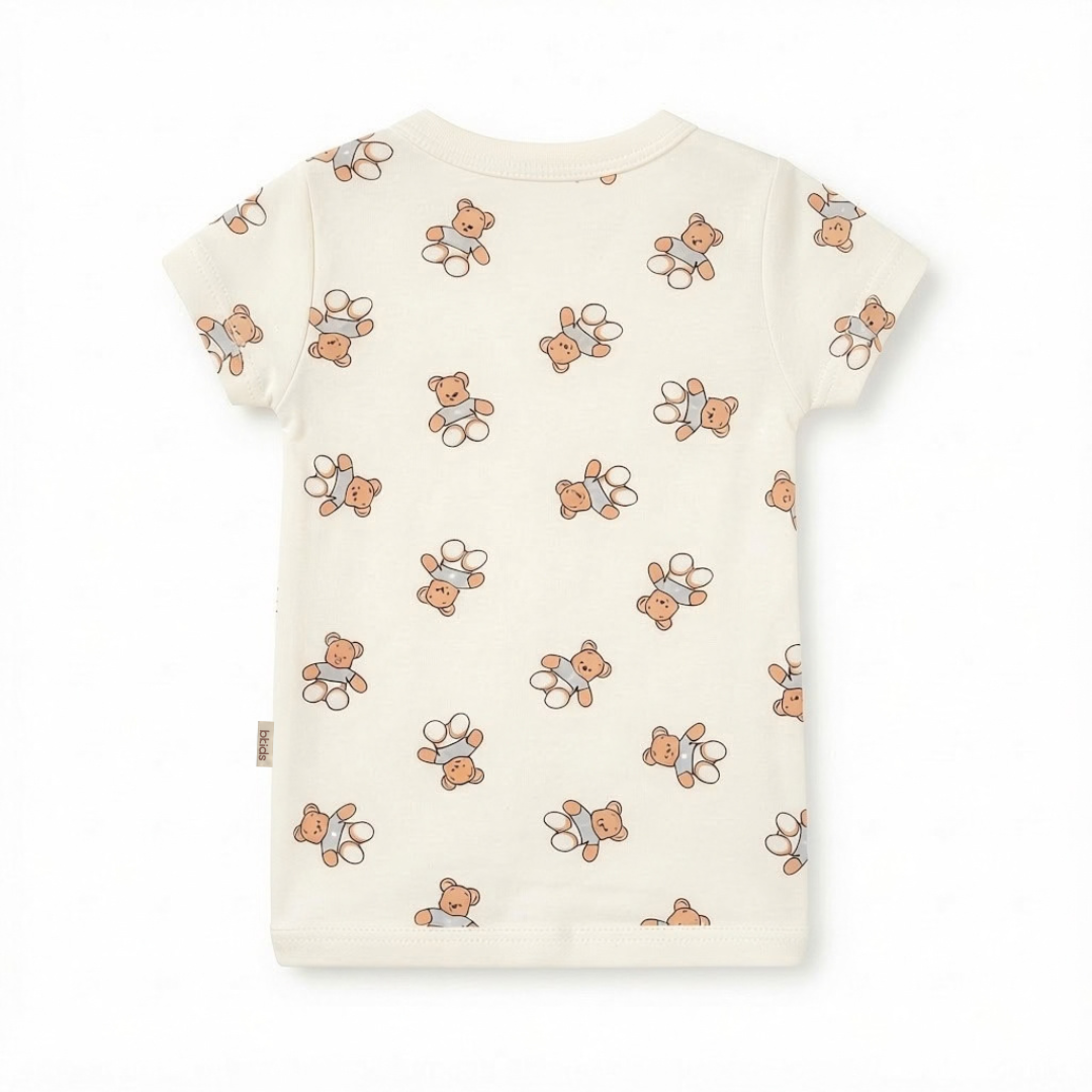Newborn Baby Short Sleeve Front Open Vest T Shirt– 3 Piece Pack