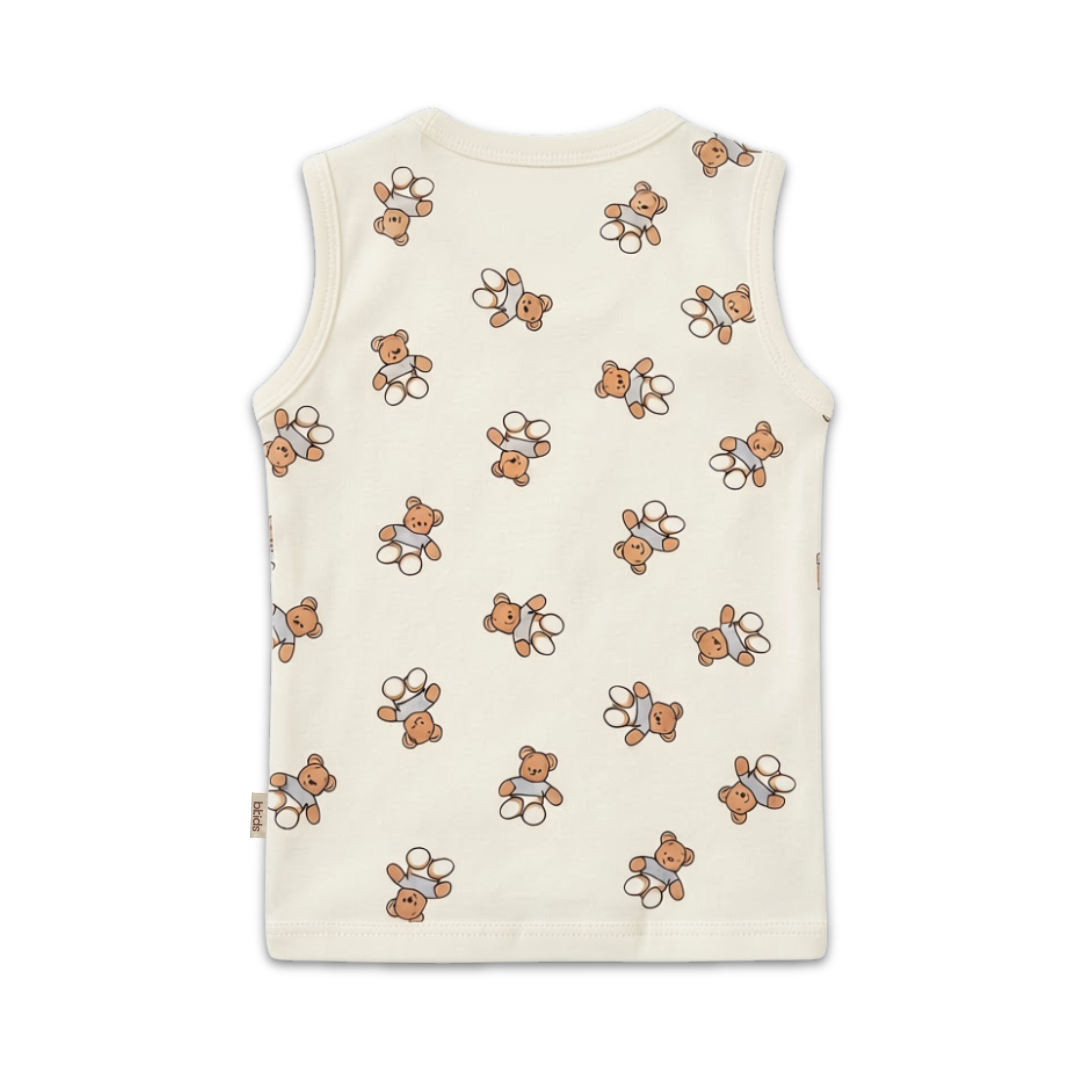 Newborn Baby Sleeveless Front Open Vest T Shirt– 3 Piece Pack