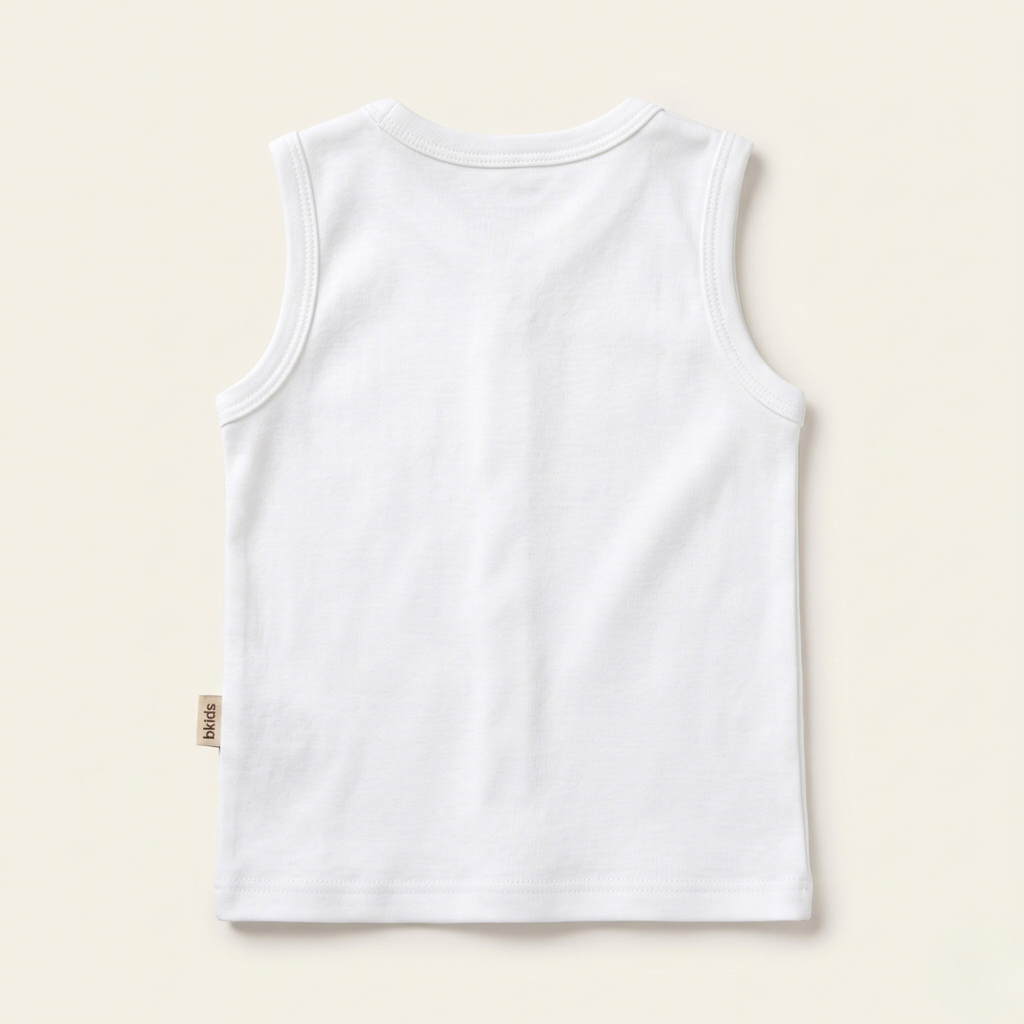 Newborn Baby Sleeveless Front Open Vest T Shirt– 3 Piece Pack