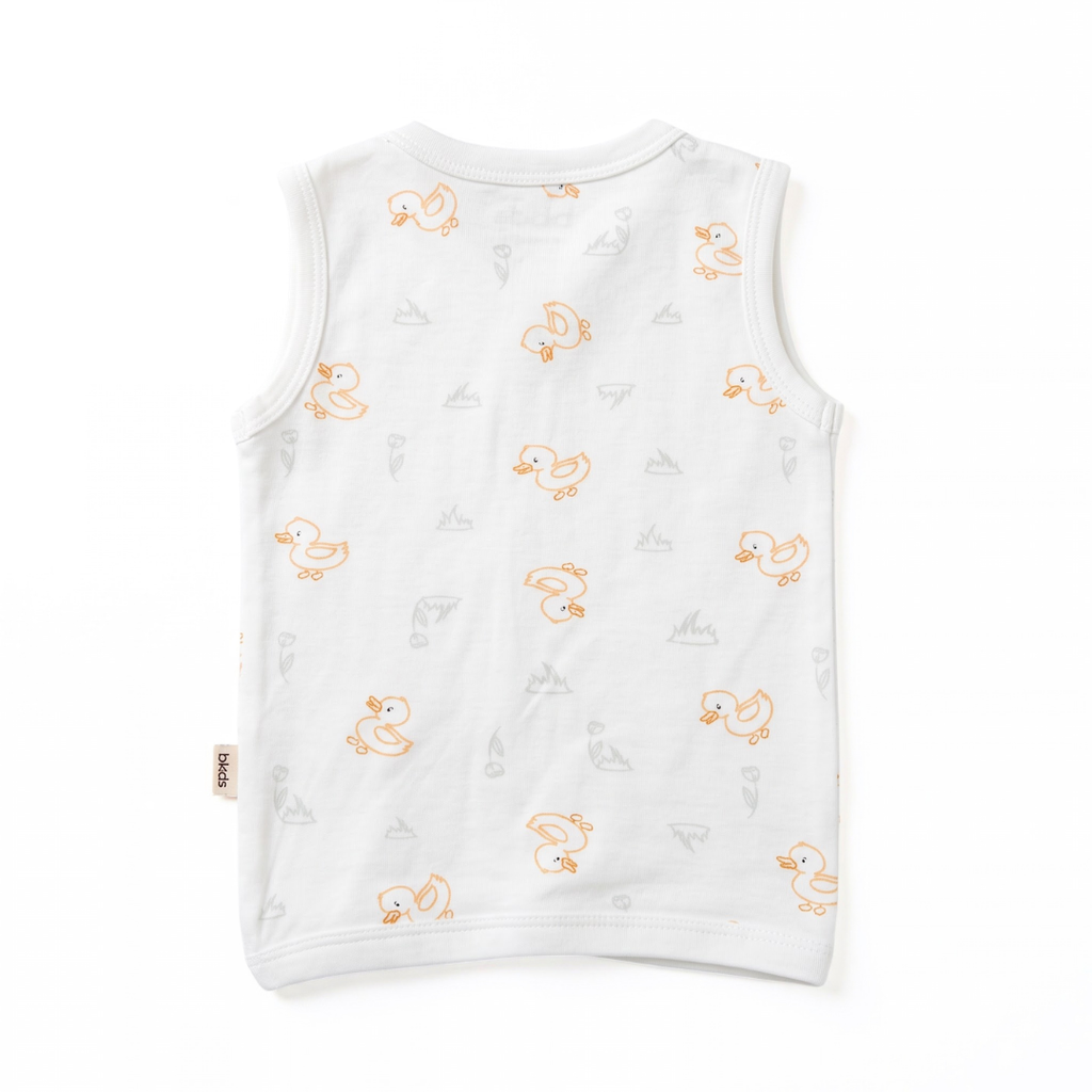 Newborn Baby Sleeveless Front Open Vest T Shirt– 3 Piece Pack