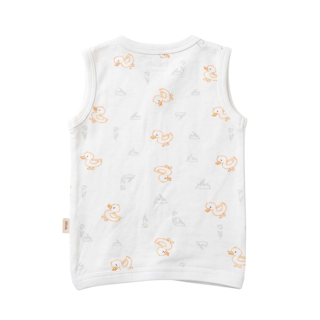 Newborn Baby Sleeveless Front Open Vest T Shirt– 3 Piece Pack