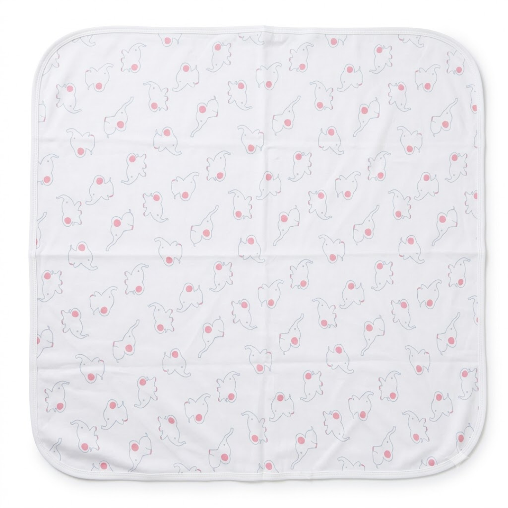 Printed Bunny Baby Towel Hood & No Hood– 2 Piece Pack