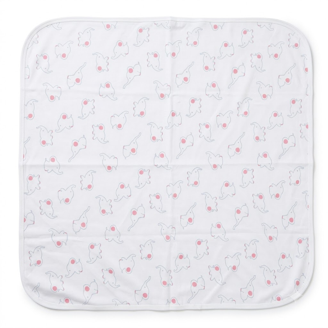 Printed Bunny Baby Towel Hood & No Hood– 2 Piece Pack