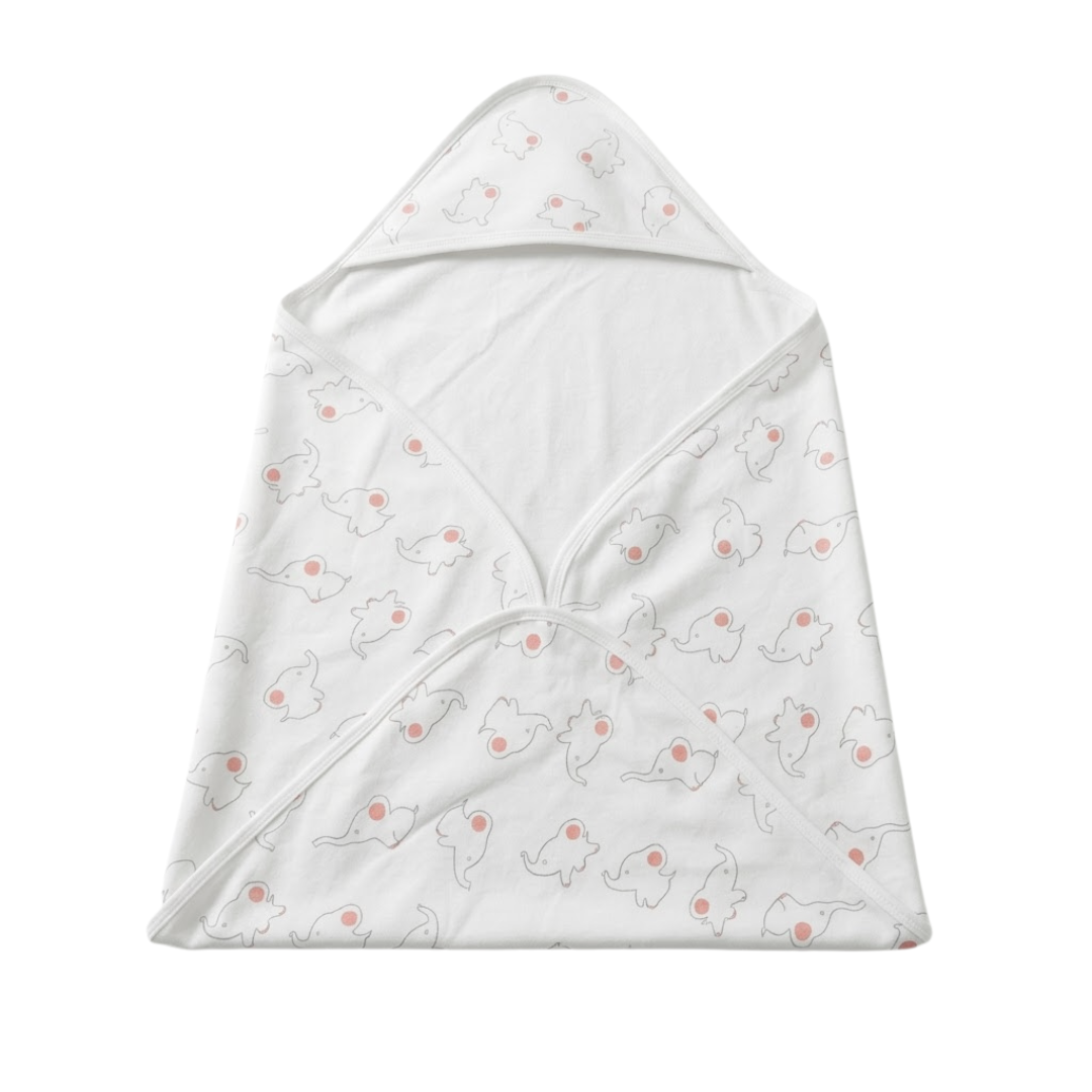 Printed Bunny Baby Towel Hood & No Hood– 2 Piece Pack