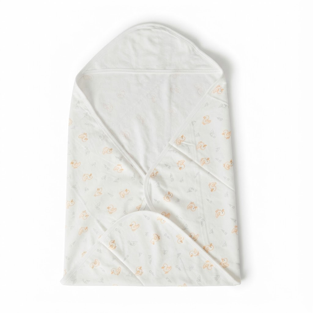 Printed Bunny Baby Towel Hood & No Hood– 2 Piece Pack