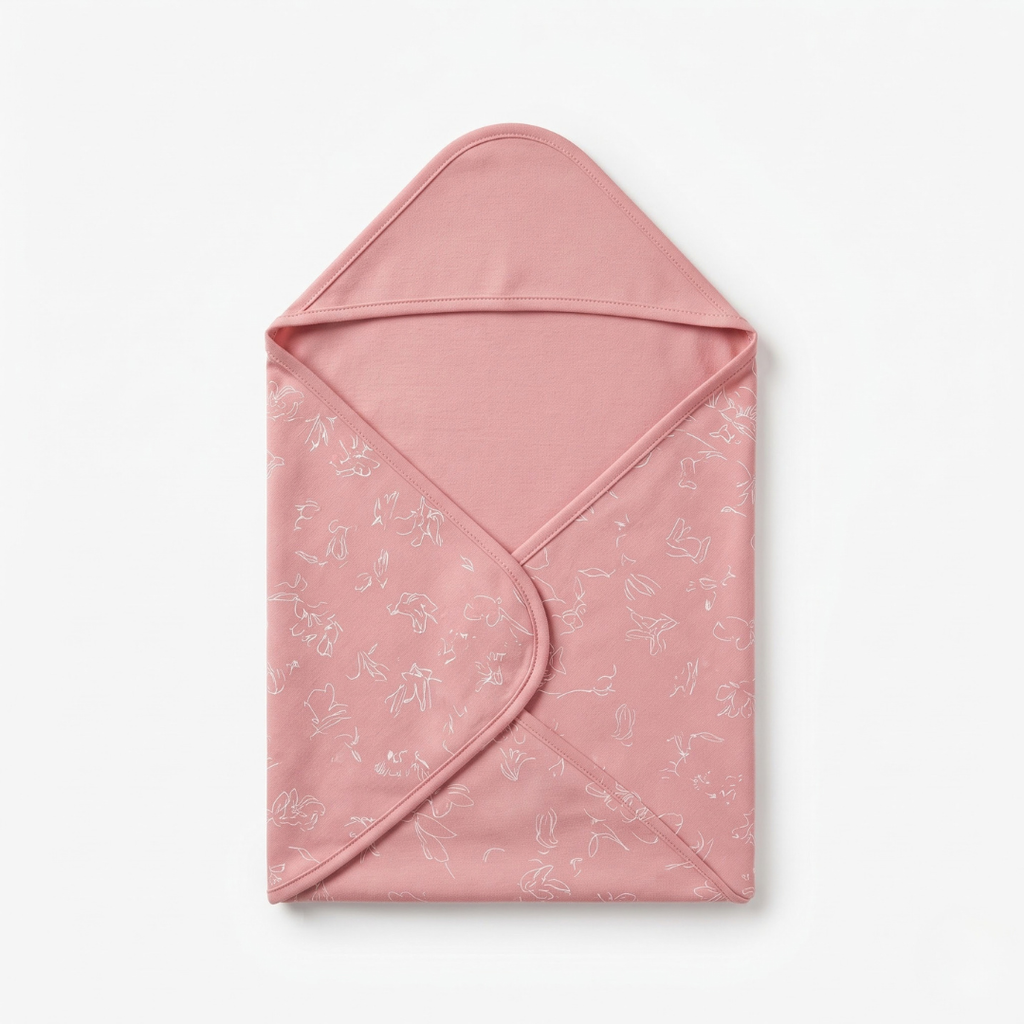 Printed Bunny Baby Towel Hood & No Hood– 2 Piece Pack